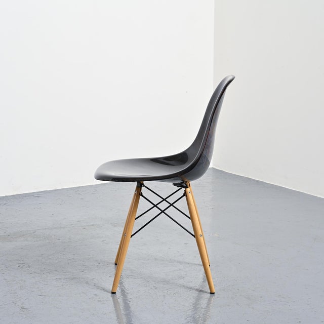 Black Eames Chair in Resin, 2000 For Sale - Image 3 of 16