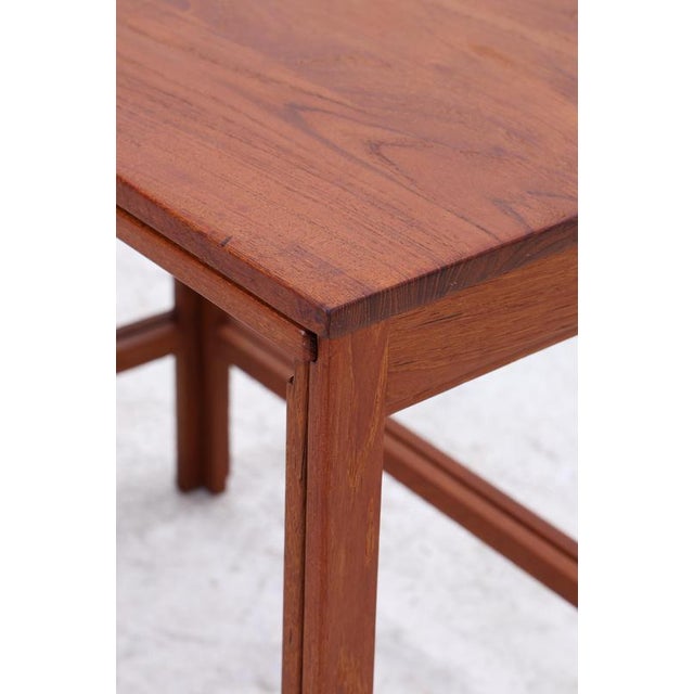 Mid-Century Danish Teak Nesting Tables, 1960s, Set of 2 For Sale - Image 11 of 14