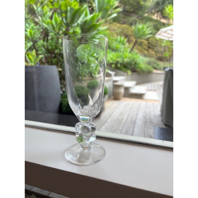 Vintage Mint condition, never used, in original box. Glasses are signed on the bottom and original stickers on the stem....