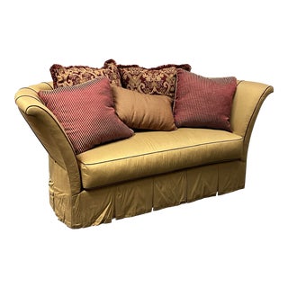 Henredon Allure Demi-Lune Sofa Settee For Sale