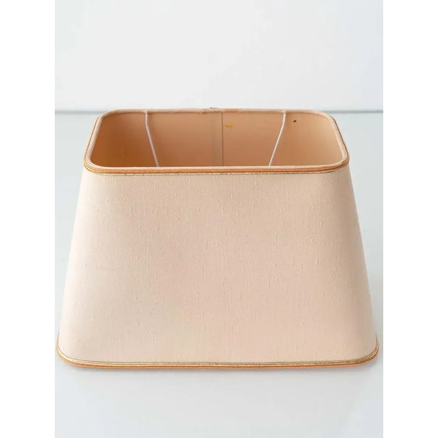 Mid-Century Italian Travertine and Brass Table Lamp attributed to Philippe Barbier, 1970s For Sale - Image 15 of 18