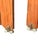 Mid-Century Modern Vintage Bifold Folding Screen Doors on Track Room Divider in Mid Century Modern Design For Sale - Image 3 of 6