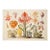 13" X 9" 'Garden Flowers' Botanical Print, Unframed / Herbarium For Sale