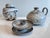 1970s Studio Ceramics Set of Lidded Box, Handled Vase and Two Candlesticks by Serocka, Germany, 1970s, Set of 4 For Sale - Image 5 of 15