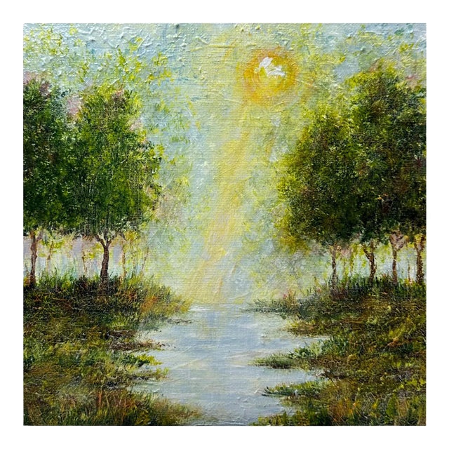 "Heaven Above" Contemporary Original Landscape Painting by Deb Bossert For Sale