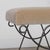 Panoplie Iron Loop Stool, Brown Mohair For Sale - Image 12 of 12