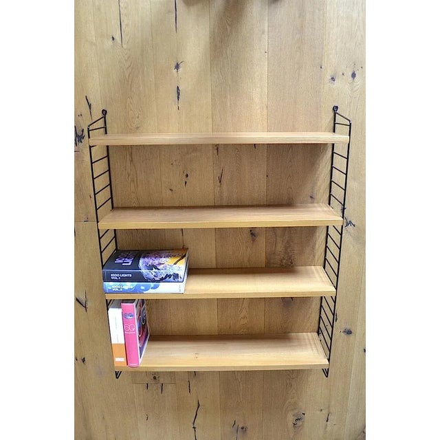 Mid-Century String Wall Shelf by Nisse Strinning, 1950s For Sale - Image 4 of 8