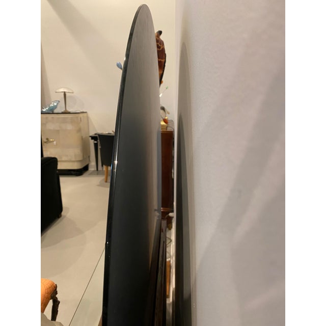 Art Deco Vanity With Large Round Mirror For Sale - Image 11 of 12