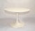 1960s Vintage Eero Saarinen Style Off White Tulip Base Coffee Table Attributed to Knoll For Sale In Miami - Image 6 of 12