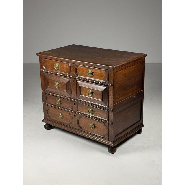 17th Century Antique Oak Chest of Drawers For Sale - Image 15 of 18