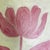 Original Pink Tulip Painting in Gold Bamboo Frame, Acrylic on Canvas, 13" X 13" by Tatiana Duperault For Sale - Image 4 of 5