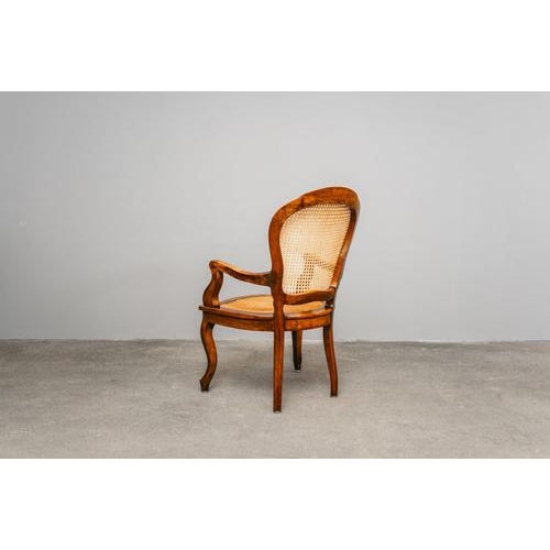 Antique Biedermeier Chair in Wood, 1800s For Sale - Image 5 of 16