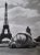 Robert Doisneau Paul Arzens' "Electric Egg" in front of the Eiffel Tower Silver Print 1980 Signed lower right 40.5 x 33.5...