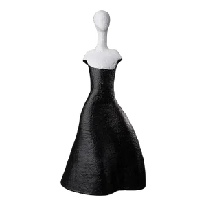 Contemporary Black and White Figure Sculpture