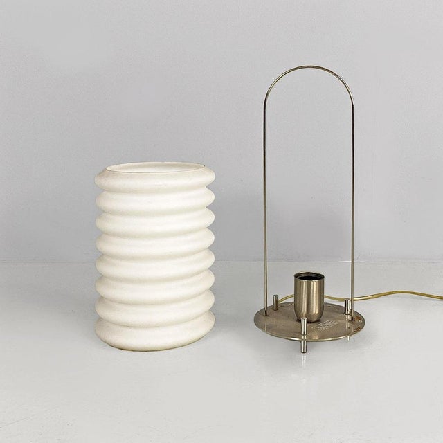 Italian Modern Murano Glass Lantern Table Lamp by Paola Navone Antonangeli, 2000s For Sale - Image 4 of 13