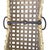 Tan Hand-Woven Oak Splint Basket With Horse Bit Handle by Elizabeth Worley For Sale - Image 8 of 13