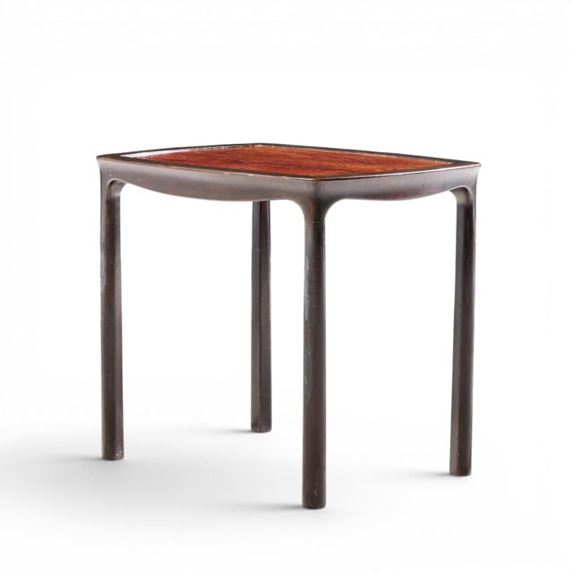 Edward Wormley for Dunbar Mid Century Rosewood Side End Tables - Pair For Sale - Image 9 of 14