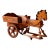 Vintage Folk Art Toy Riding Horse and Cart For Sale