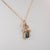 Boulder Opal Pendant With Earth-Mined Diamond Accents in Solid 14k Gold, 8x3mm For Sale In Columbus - Image 6 of 7