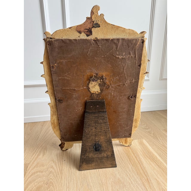Syroco Wood Rococo Revival/Hollywood Regency Tabletop Mirror, C. 1930s–1940s, Manner of Serge Roche For Sale In Chicago - Image 6 of 6
