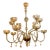 Large Scale 2 Tier Murano Glass Chandelier in Fume Glass For Sale