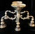 Mid 20th Century French Silver Plate Candelabra Pair For Sale - Image 9 of 12