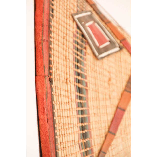 Conical Leather and Straw Tribal Fulani Hat, Mali West Africa For Sale - Image 11 of 13