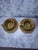1980s Golden Seville Stoneware Coffee Mugs Saucers For Sale - Image 4 of 10
