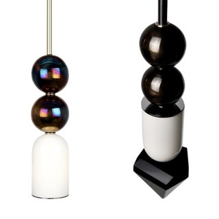 Laur Large Cluster Led Chandelier by Ovature Studios, Set of 9 For Sale