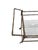 Vintage Faux Bamboo Italian Tea Bar Cart Bronze Server Console Maison Style For Sale In Philadelphia - Image 6 of 18