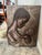 Bonded Bronze Sculptured 3 Dimensional Artwork of Mother & Child 24”x18”c1” (Very Heavy) For Sale - Image 4 of 7