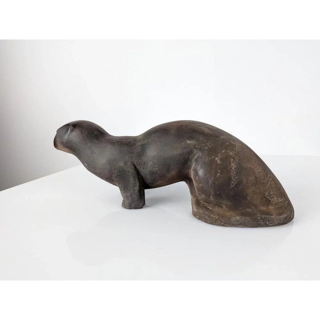 1980s Elena Laverón, Otter, 1980s, Ceramic For Sale - Image 5 of 12