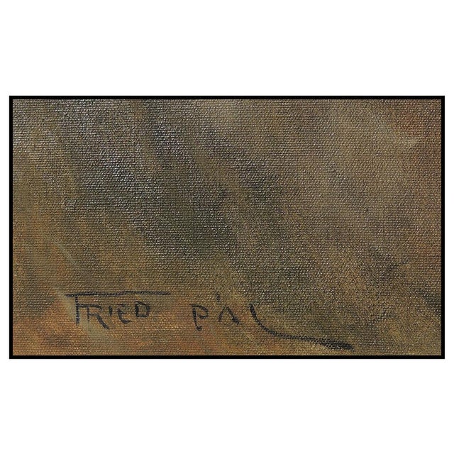 Figurative Mid 20th Century Lacing Up, Pal Fried For Sale - Image 3 of 4