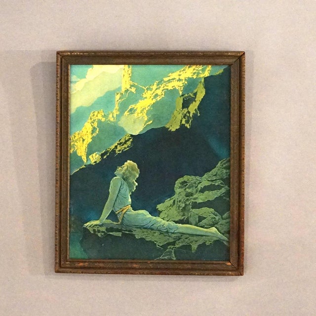 Antique Maxfield Parrish Reinthal & Newman Print “Wild Geese”, Framed, C1920 For Sale - Image 4 of 10