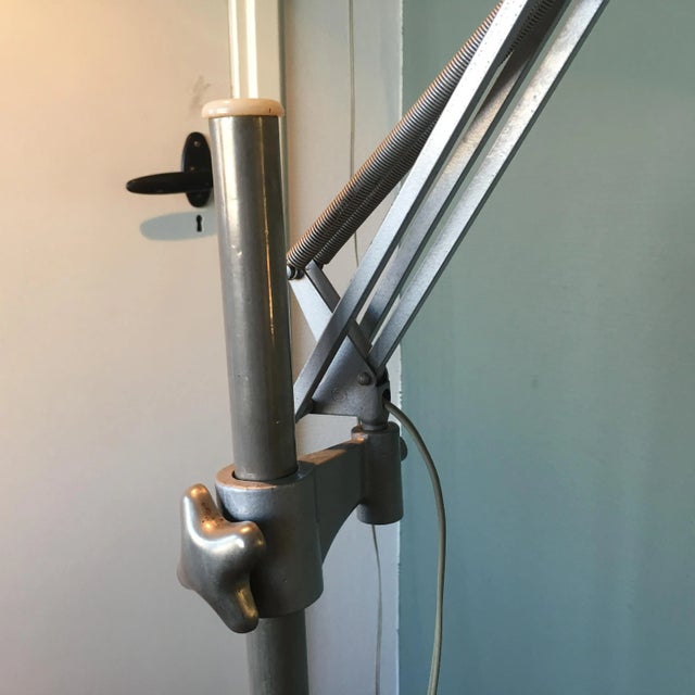 Vintage Anglepoise Floor Lamp with Wheels from ASEA, 1950s For Sale - Image 6 of 9