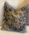 Distressed Floral Bohemian Tapestry Throw Pillow For Sale - Image 4 of 5
