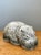 Vintage Cast Cement Hippo For Sale - Image 12 of 16