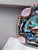 Nautical 19th Century Square Majolica Mermaid Wall Plate For Sale - Image 3 of 4