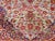 Early 20th Century Persian Kashan Rug, Handwoven Floral Pattern, Turquoise & Red, 6’ X 9’ For Sale - Image 11 of 12