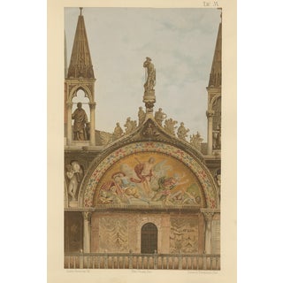 Portal of San Clemente of the Basilica of San Marco, 1881, Paper For Sale