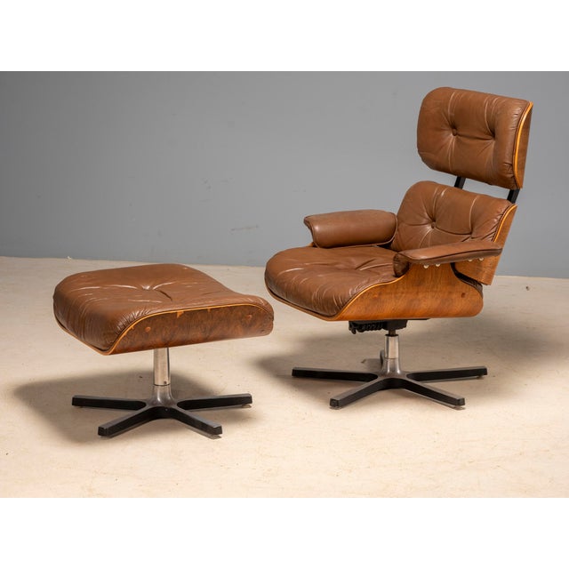 Set of Canadian Lounge Chair and Ottoman from Northfield Metal Products, 1960s For Sale - Image 12 of 16
