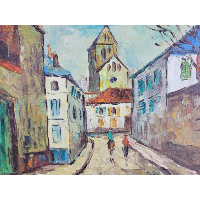 European Street Scene Street Paintings - A Pair For Sale In San Francisco - Image 6 of 16