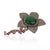 Not Yet Made - Made To Order Large Floral Emerald Brooch With Rubies, Sapphires & Diamonds in 925 Silver For Sale - Image 5 of 14