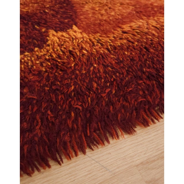 Mid-Century Modern Rug in Wool, Germany, 1970s For Sale - Image 6 of 8