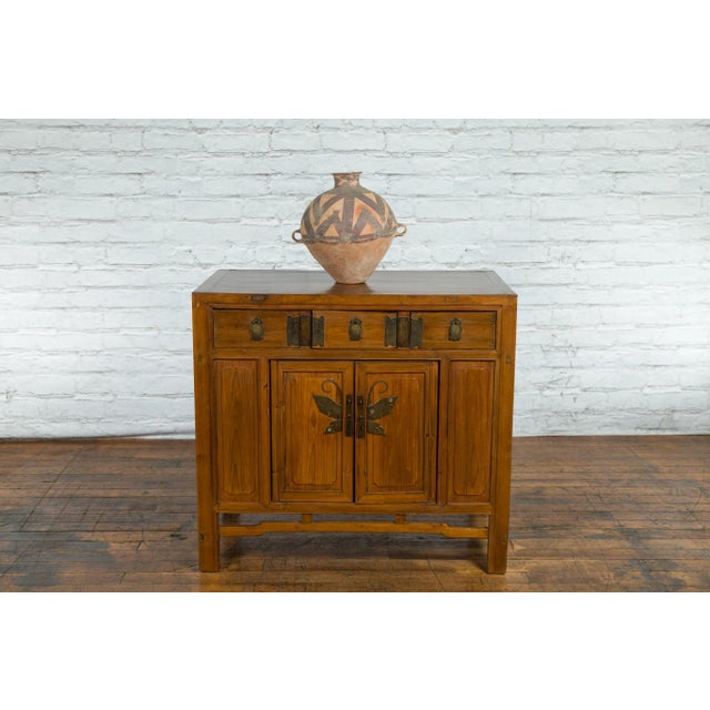 4000 BC Chinese Neolithic Period Terracotta Geometric Décor Storage Jar For Sale - Image 11 of 13