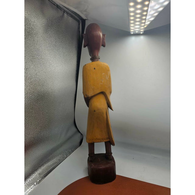 Masai Wooden Sculpture, 1960s For Sale - Image 9 of 11