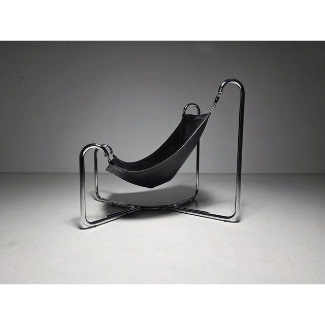Black Baffo Lounge Chair by G. Pareschi and E. Didonè for Busnelli, Italy, 1969 For Sale - Image 8 of 8