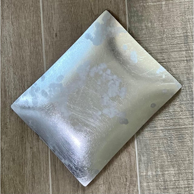 Late 20th-Century Whimsical Reverse Painted Glass Peacock Tray For Sale - Image 14 of 18