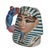 Vintage Royal Doulton 7127 porcelain character jug pitcher of Tutankhamun from the collectible men of history series....