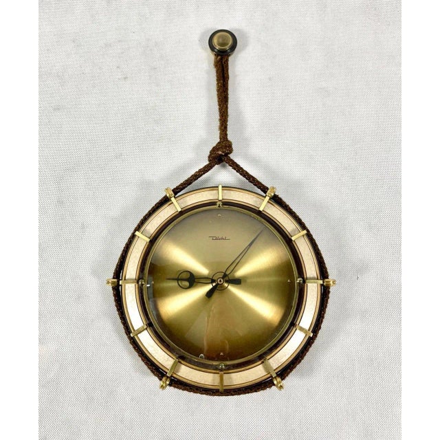 Vintage Wall Clock from Diehl, 1940s, in Very Good conditions. Designed 1920 to 1949 This piece is attributed to the...